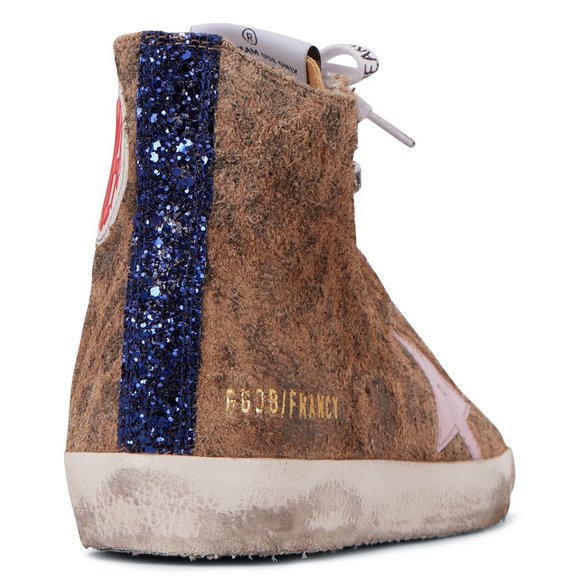 NIB Golden Goose Francy Leopard Suede Sneaker, 38 - Picture 3 of 4